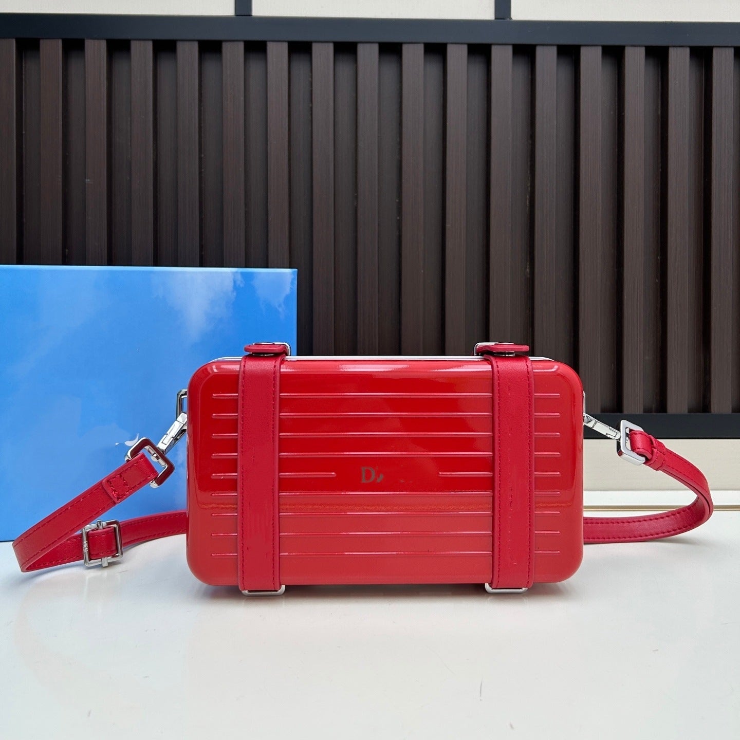Co-Branded Luggage 2026 New Model Unisex Hard-Shell Shoulder Crossbody Bag Stylish Fashion Color-Blocking Box Bag Trendy eprolo