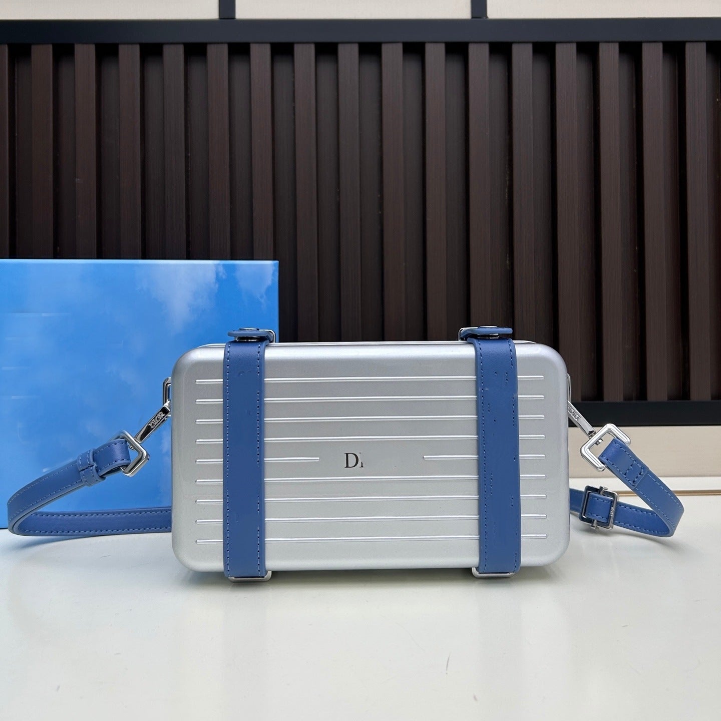Co-Branded Luggage 2026 New Model Unisex Hard-Shell Shoulder Crossbody Bag Stylish Fashion Color-Blocking Box Bag Trendy eprolo
