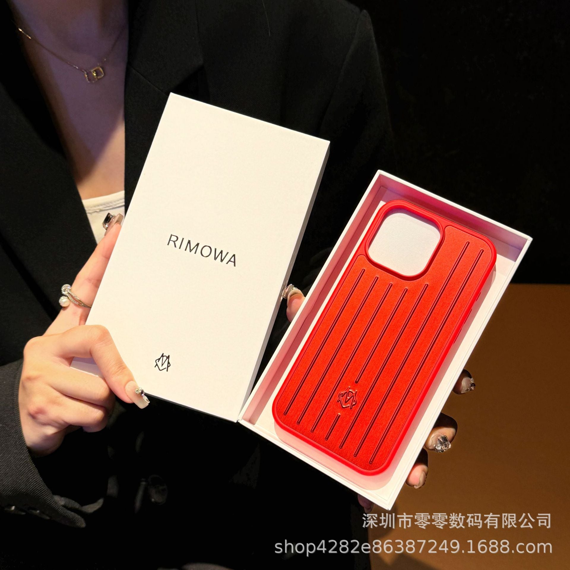 New Aluminum Alloy Apple/Red Suitcase-Style Full-Cover Phone Case Suitable for iPhone 16/15/14/13 Metal Models eprolo