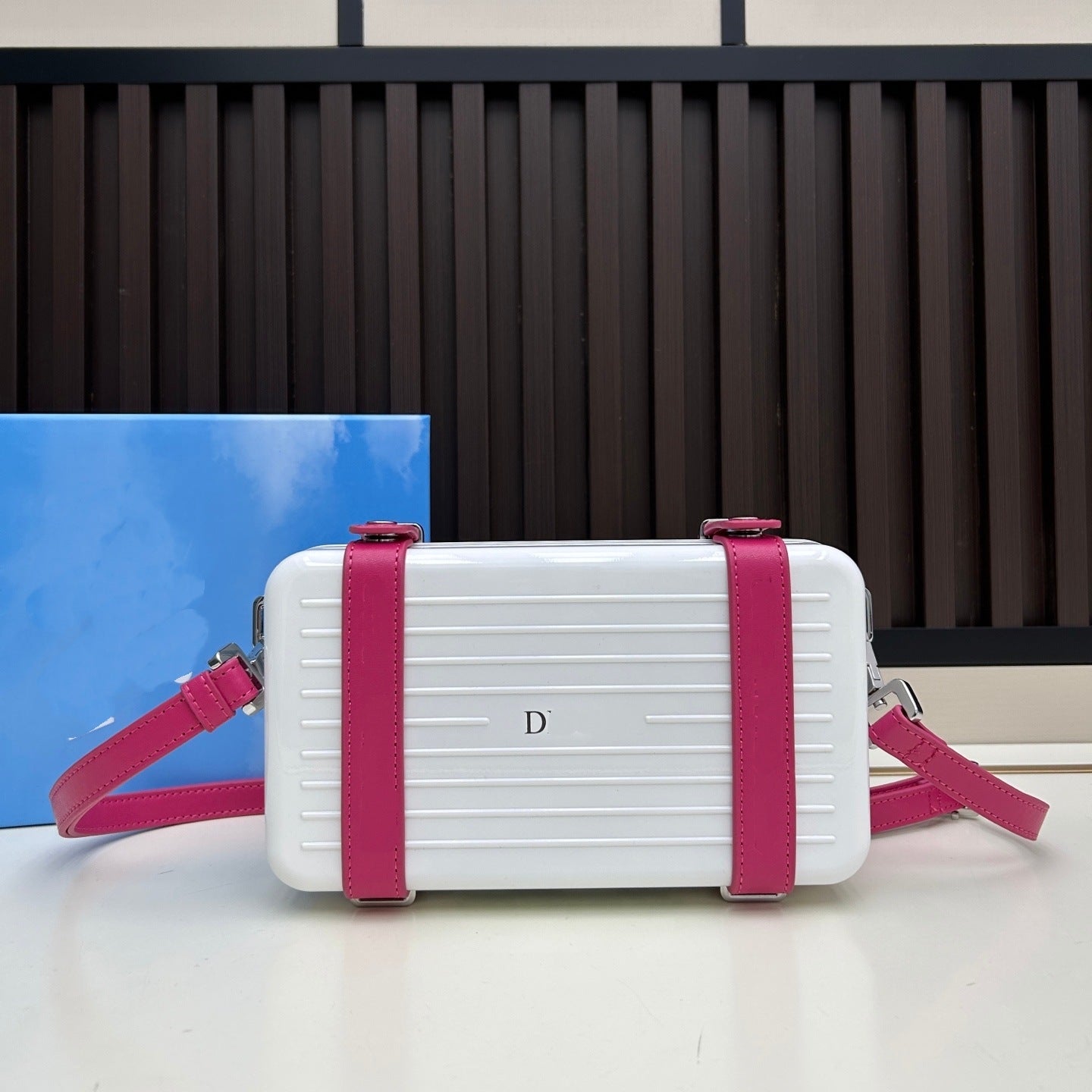 Co-Branded Luggage 2026 New Model Unisex Hard-Shell Shoulder Crossbody Bag Stylish Fashion Color-Blocking Box Bag Trendy eprolo