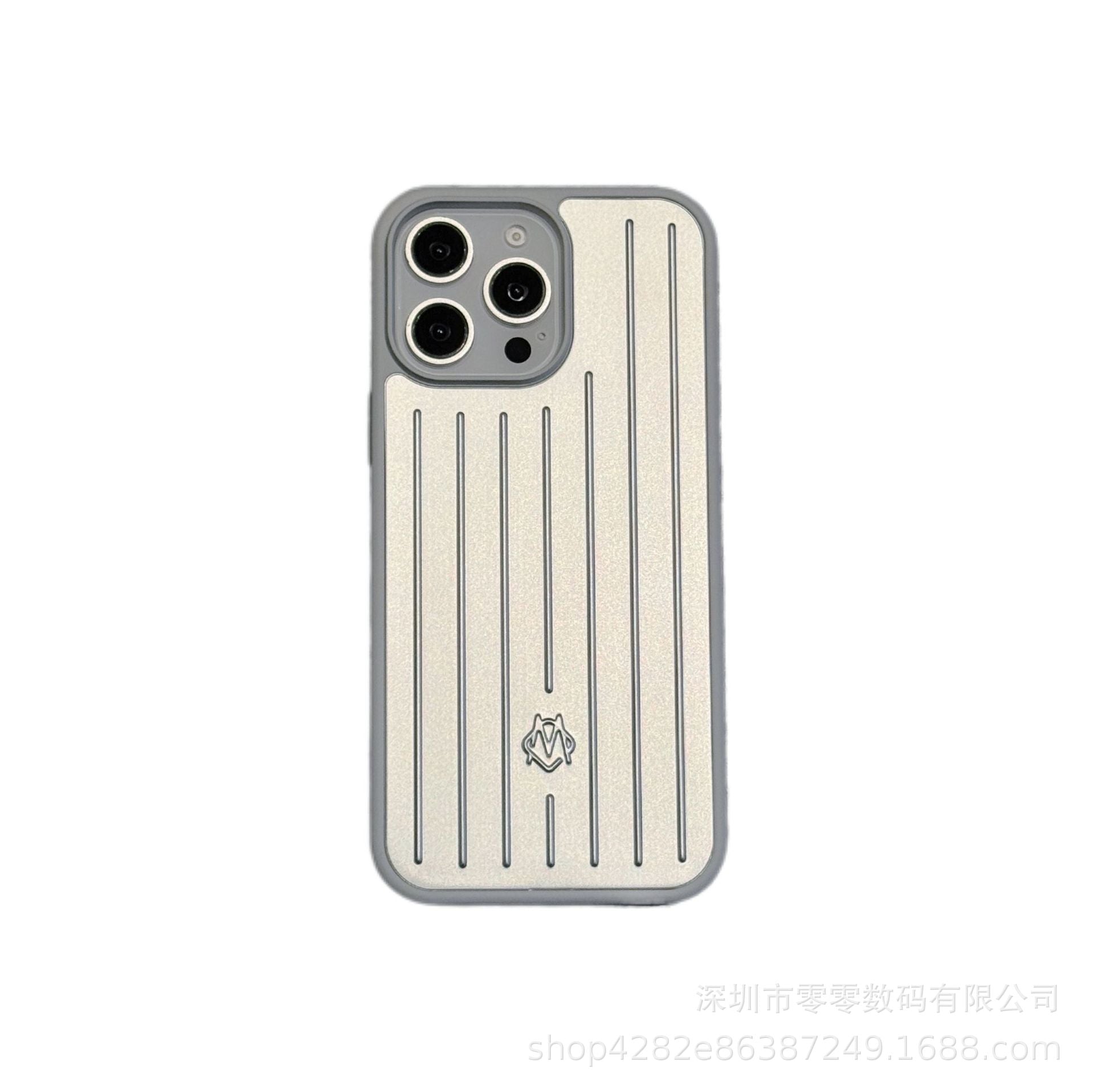 New Aluminum Alloy Apple/Red Suitcase-Style Full-Cover Phone Case Suitable for iPhone 16/15/14/13 Metal Models eprolo